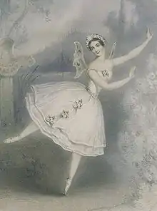 Carlotta Grisi in Giselle (1841)