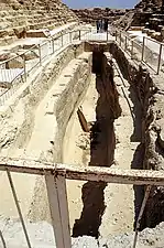 Solar Boat pit, Giza Pyramids Plateau, Egypt