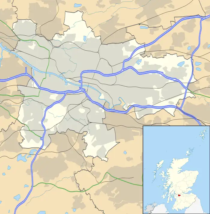 Auchinloch is located in Glasgow council area