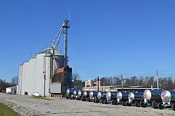 Grain elevator at Glenmore