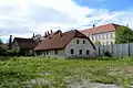 Old farm buildings in Glince