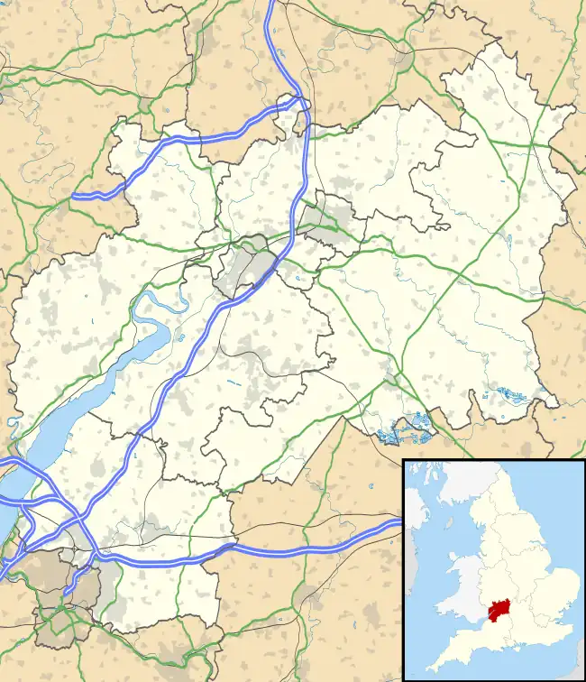 Wheatpieces is located in Gloucestershire