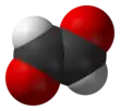 Space-filling model of glyox