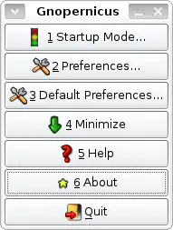 Screenshot of some Gnopernicus dialog