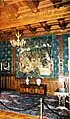 19th cent. coffered ceiling and 18th cent. tapestry