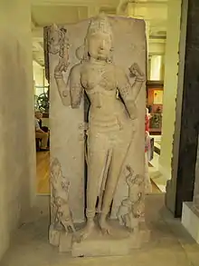 Sculpture of the goddess Ambika found at Dhar, India, 1034 AD