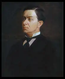 Painting of Goebel by George Debereiner