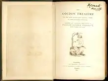 Frontispiece to Palgrave's Golden Treasury (1861).