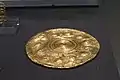 Gold disc, Czech Republic, 1650-1250 BC}}.