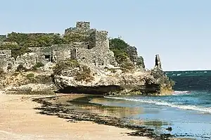 Historical citadel ruins in Jilib Merca.