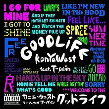 Cover art displaying "good life" text