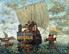 Belyanas. Painting by Konstantin Gorbatov (1914)