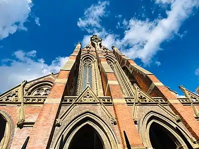 Narthex arches and south front flying buttresses