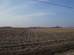 Goshen Township includes wide areas of flat farmland.