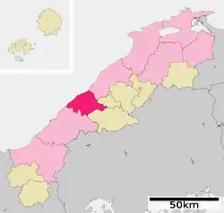 Location of Gōtsu