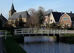 Goudriaan, with the church originating from the fourteenth century