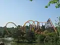 Rollercoaster at the Parc Astérix