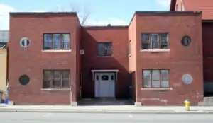 The apartment formerly inhabited by Gouzenko, across Somerset Street.