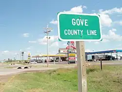 Gas station on US Route 40 near I-70 (2011)