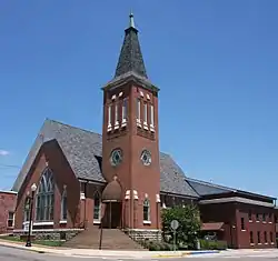 Mooresville Government Center, formerly a Methodist church