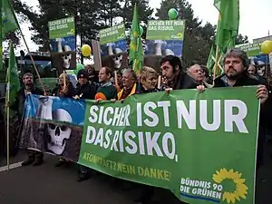 Image 72Anti-nuclear protest near nuclear waste disposal centre at Gorleben in northern Germany (from Nuclear power)