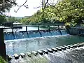 Gradac Dam on river lower flow