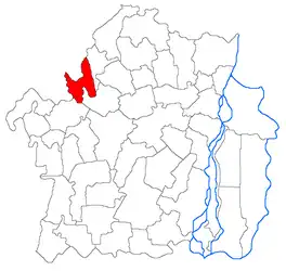 Location in Brăila County