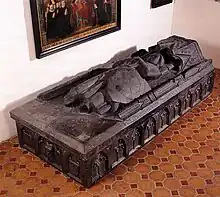 Tomb of Arnold van der Sluijs [nl], originally at the abbey. Nowadays on display at Museum Catharijneconvent