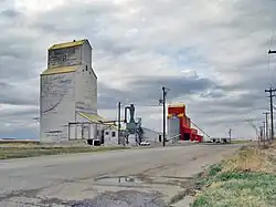 Nobleford's now demolished grain elevators