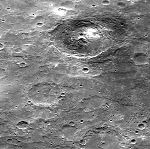 Oblique view from MESSENGER