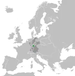 The Grand Duchy of Würzburg in 1812