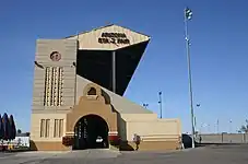 Grandstand at the Arizona State Fairgrounds, a WPA project