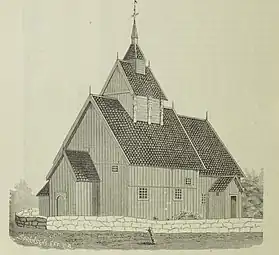 View of the old church