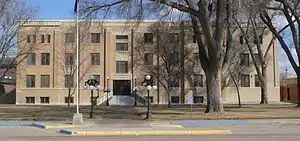 Grant County courthouse in Ulysses (2015)