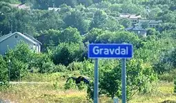 Gravdal sign