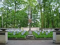 Graves of January Uprising veterans at Warsaw's Powązki Cemetery