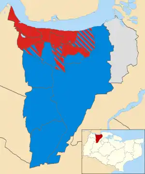 2019 results map