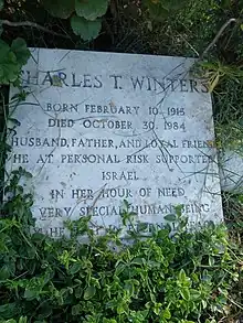 Gravestone of Charles Winters