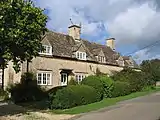 Typical village cottages in Great Rissington