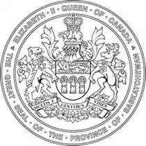 The Great Seal of Saskatchewan in the reign of Elizabeth II