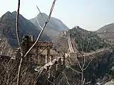 Ming Great Wall at Simatai, overlooking the gorge