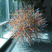 Image 8Zometool model of the great grand stellated 120-cell  (from Construction set)