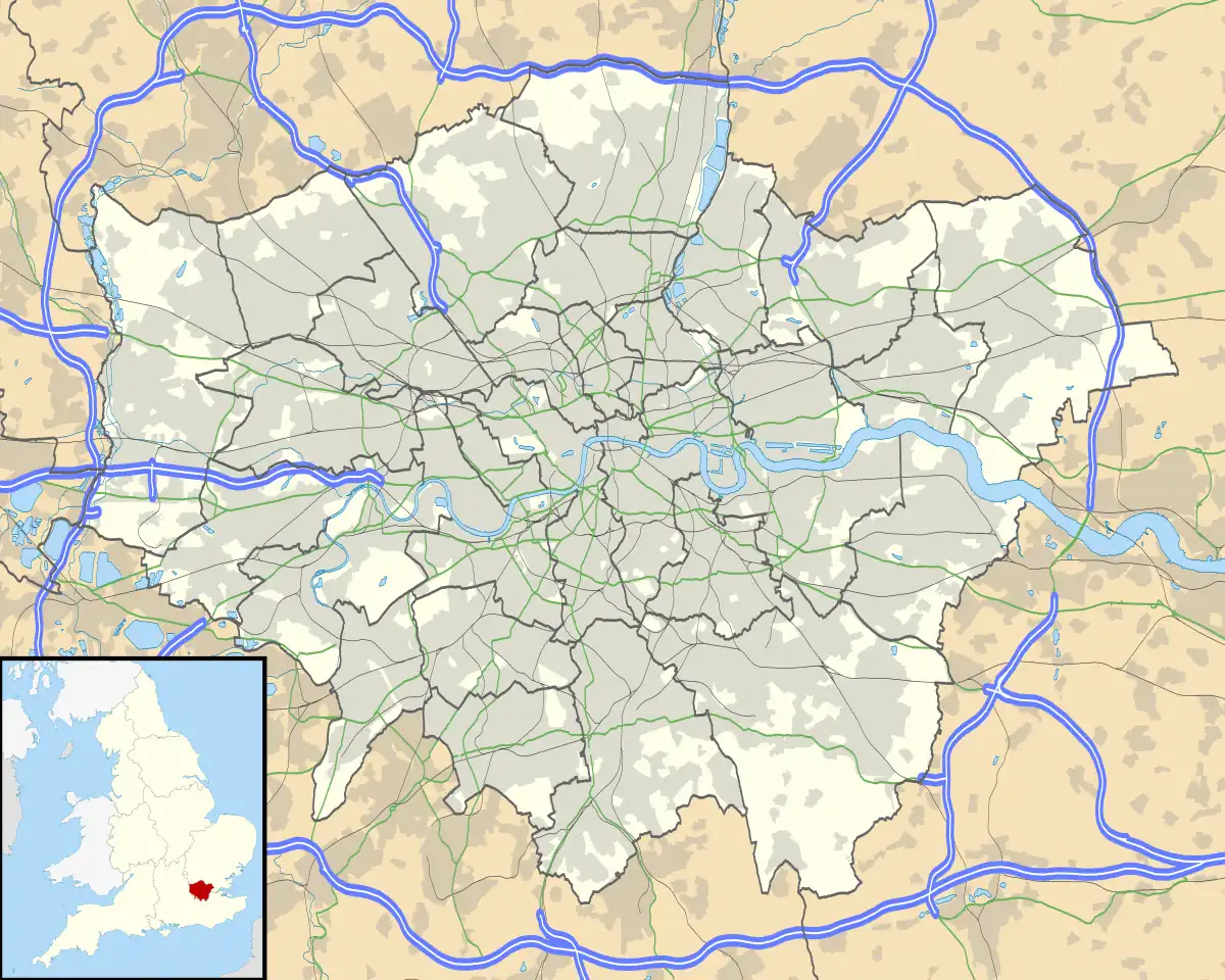1974–75 Football League is located in Greater London