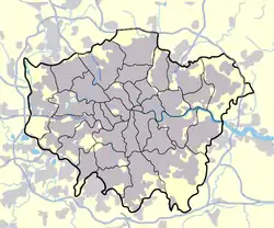 Image 7Outline of the London region (from Geography of London)