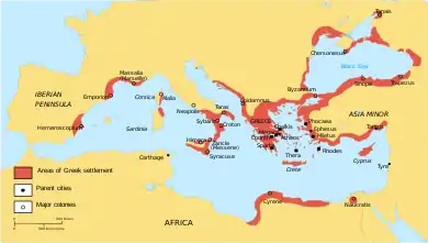 Image 23Ancient Greek colonies in the archaic period (from Archaic Greece)