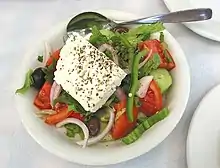 Image 62Greek salad (from Culture of Greece)