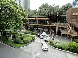 Greenbelt along Makati Avenue