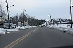 Looking south at Greenville