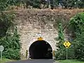 Arch Street tunnel under the railroad tracks