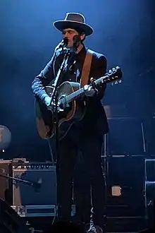 Isakov performing in 2019